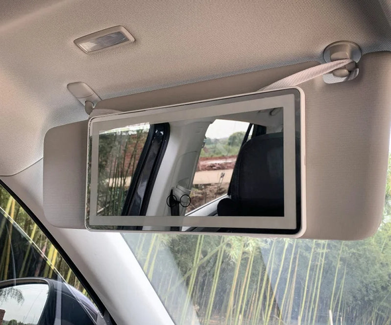 Espejo De Maquillaje Carro Tactil Led