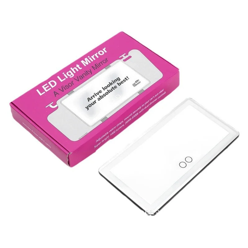 Espejo De Maquillaje Carro Tactil Led